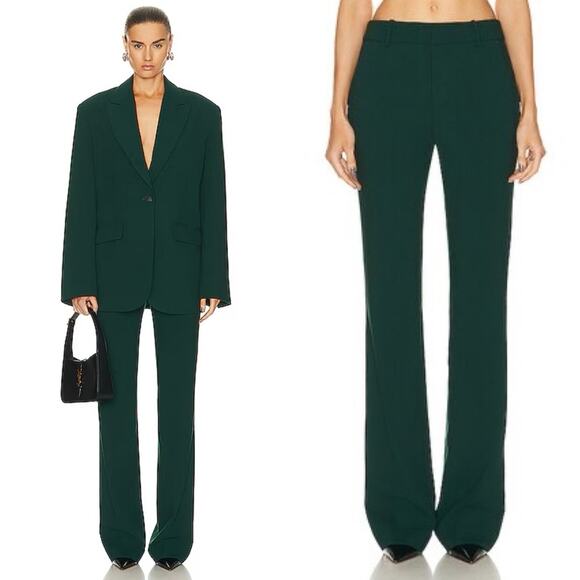 GRLFRND The Suit Trouser Pine Green Womens Size S - Picture 1 of 6